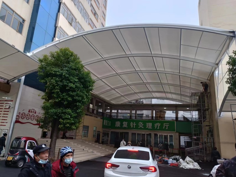 2026镇江市膜结构车棚选哪家？源头厂家定制汽车充电桩停车棚-2